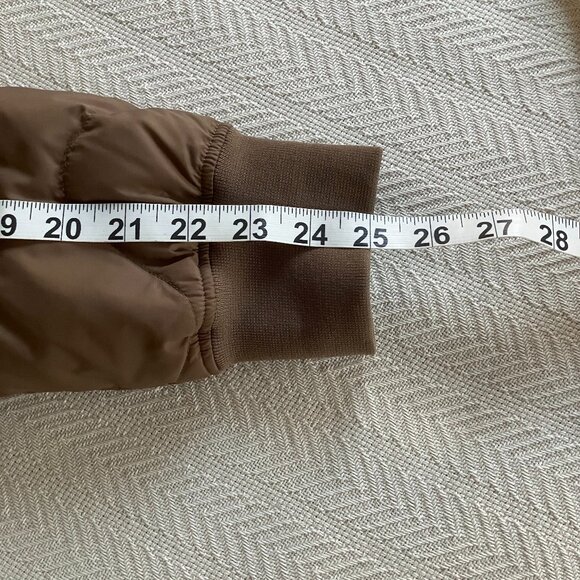 Lemaire Uniqlo U Recycled Down Jacket 34 Brown Size M - Picture 10 of 12